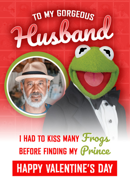 Muppets Kermit Tuxedo Valentines Card